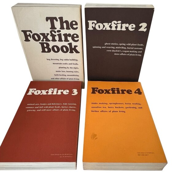 Foxfire Paperback Book Lot 1-4 Bundle Volume Set Fieldcraft Bushcraft Survival - Picture 5 of 16